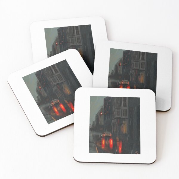 Item preview, Rainy city composition designed and sold by CJR-art.