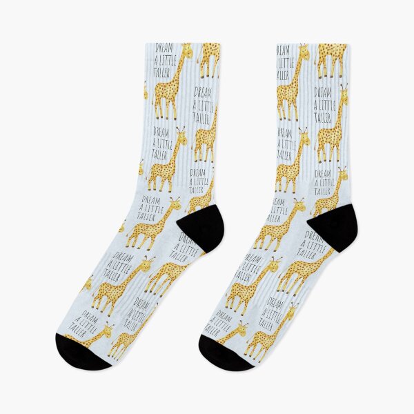 Item preview, Dream A Little Taller Giraffe Watercolor Print designed and sold by Katherine Ann.