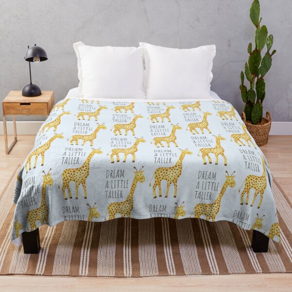 Item preview, Dream A Little Taller Giraffe Watercolor Print designed and sold by Katherine Ann.