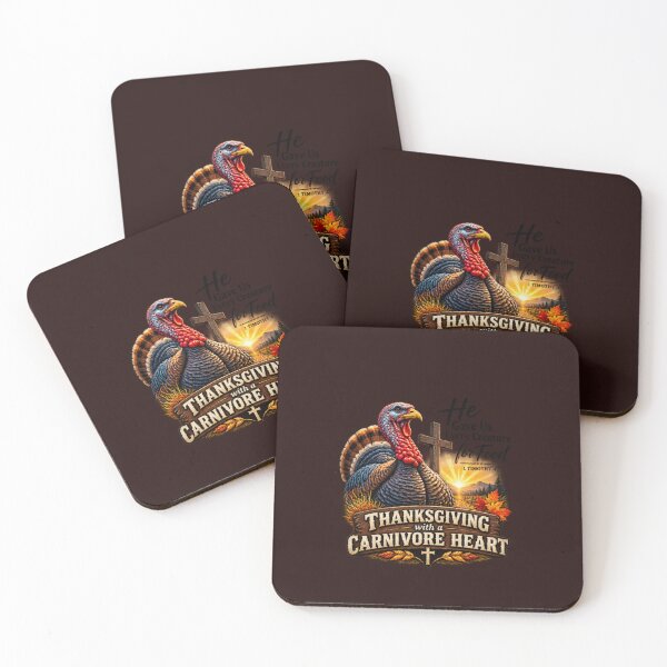 Item preview, THANKSGIVING WITH A CARNIVORE HEART  designed and sold by CarnivoreGifts.
