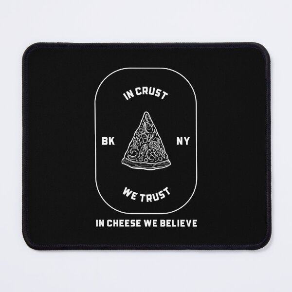 Item preview, In Crust We Trust In Cheese We Believe Pizza Art designed and sold by chatzous.