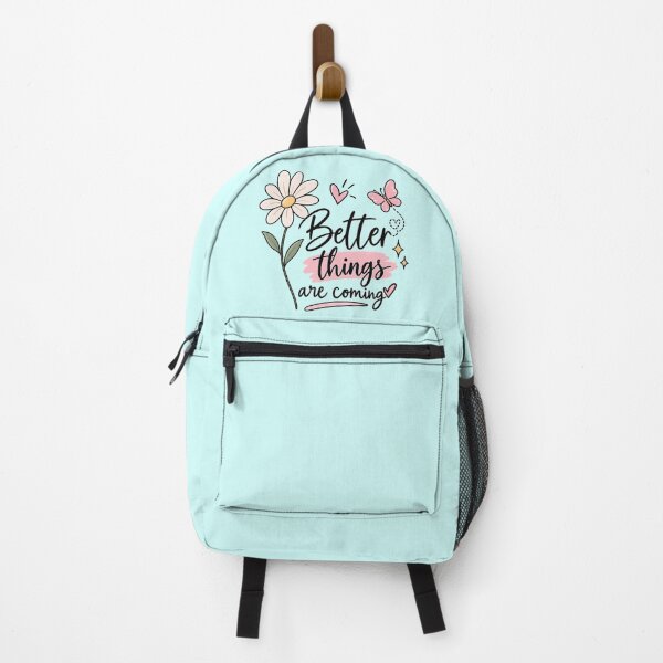 Item preview, Better Things Are Coming – Pink Butterfly & Daisy Sticker designed and sold by StickyDelights.
