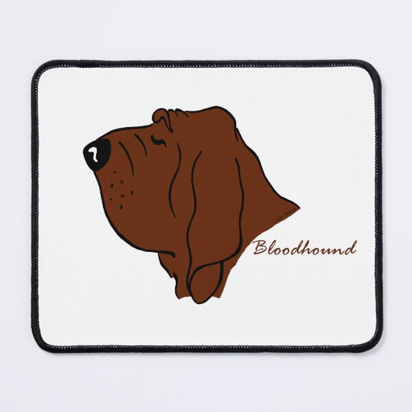 Item preview, Bloodhound silhouette designed and sold by LivHana.
