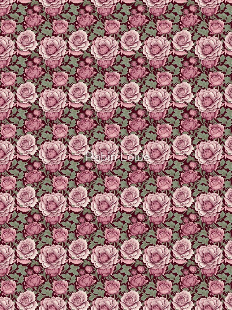 Thumbnail 4 of 4, iPhone Case, Patterns: Cabbage Roses designed and sold by robinklowe.