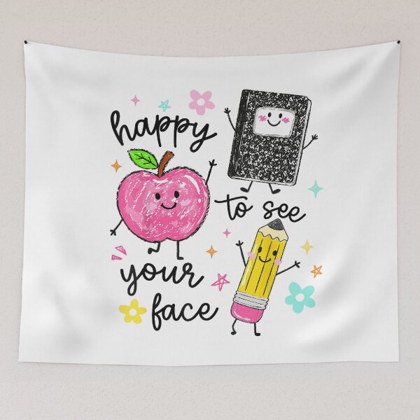 Item preview, Happy to See Your Face Cute Back to School Teacher Design designed and sold by NoeValdric.