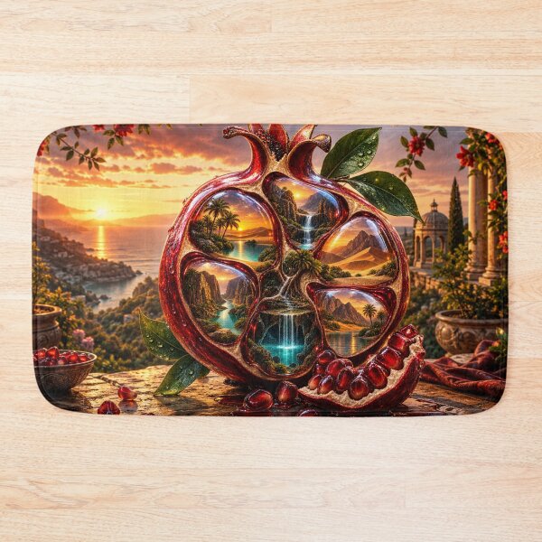 Item preview, Glass Pomegranate Pocket Worlds designed and sold by Lily Lola.