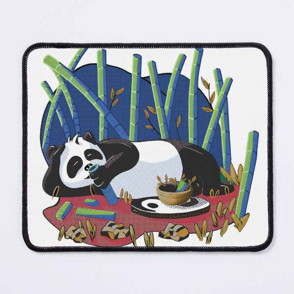 Item preview, Panda relaxing in bamboo forest designed and sold by danart7.