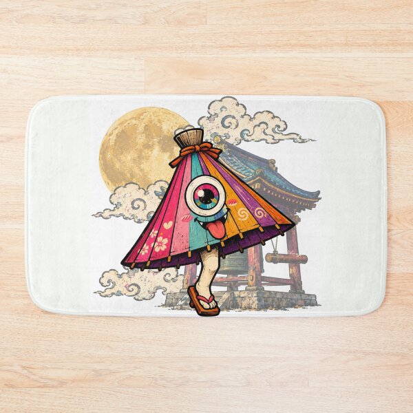 Item preview, Cute Karakasa Obake Yokai Art Sticker designed and sold by OddGarage.