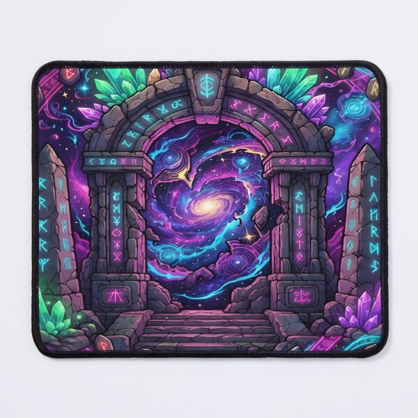 Item preview, Cosmic Galaxy Portal Gateway Magic Crystal Art designed and sold by DailySparks.