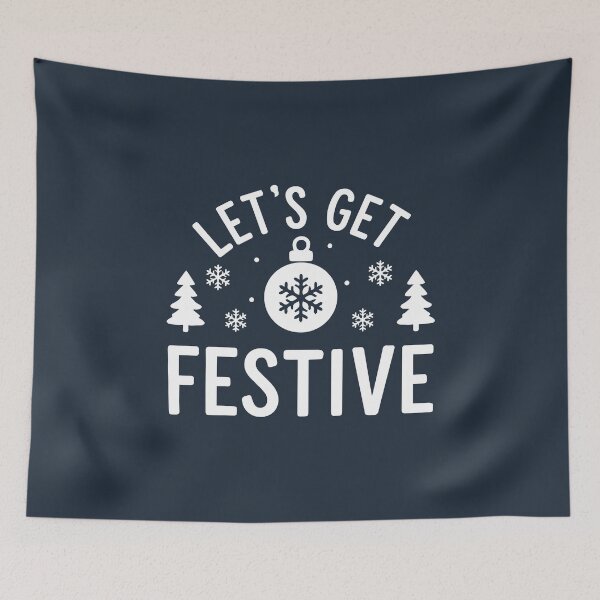 Item preview, Let's Get Festive – Festive Holiday Art designed and sold by Tklezardesigns.