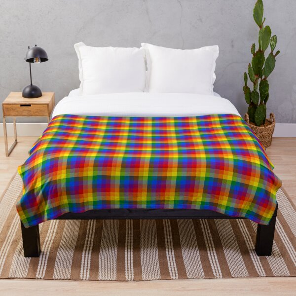 Aperçu de l'œuvre Clan de la fierté LGBTQ - Tartan deuxième édition créée et vendue par Skyeleigh and Spideough.
