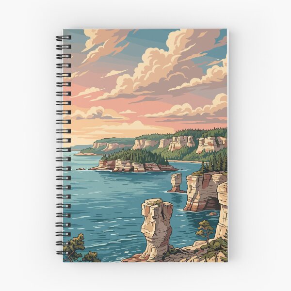 Item preview, Mingan Archipelago National Park Canada Travel Vintage designed and sold by RareDeerArt.
