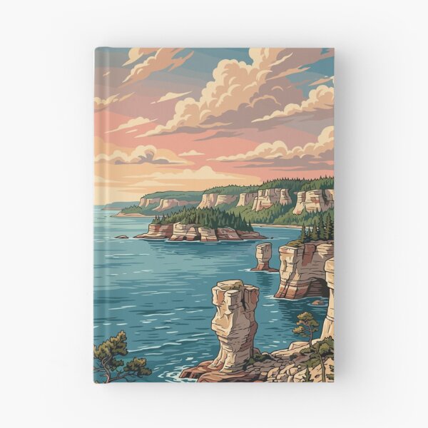 Item preview, Mingan Archipelago National Park Canada Travel Vintage designed and sold by RareDeerArt.