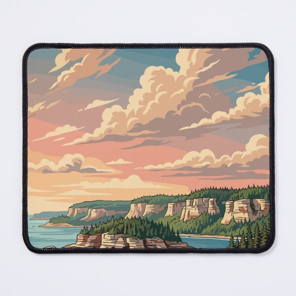 Item preview, Mingan Archipelago National Park Canada Travel Vintage designed and sold by RareDeerArt.