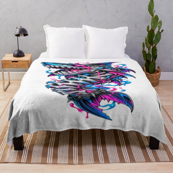 Item preview, Neon Shark Skeleton Streetwear designed and sold by VYBORA Studio.