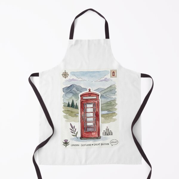 Item preview, London Scotland Great Britain Red Telephone designed and sold by jeshands.