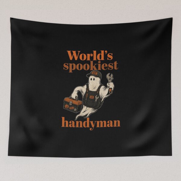 Item preview, World's spookiest handyman designed and sold by Konvero.