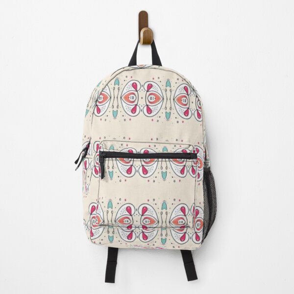 Item preview, Retro Folk Symmetry Pattern designed and sold by PoloPrintsUK.