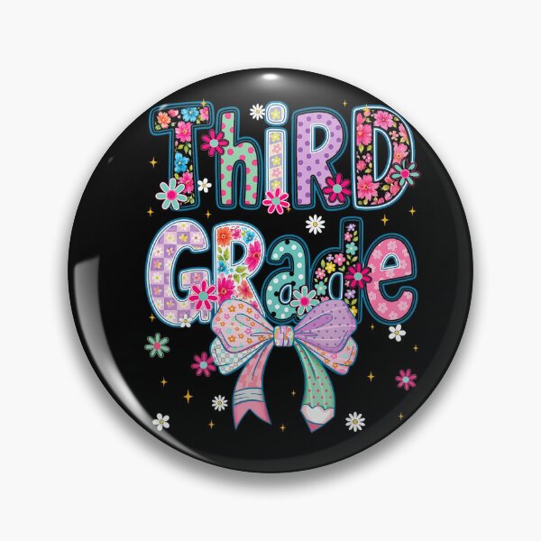 Item preview, Third Grade Coquette Floral Bow Back to School Design designed and sold by NoeValdric.