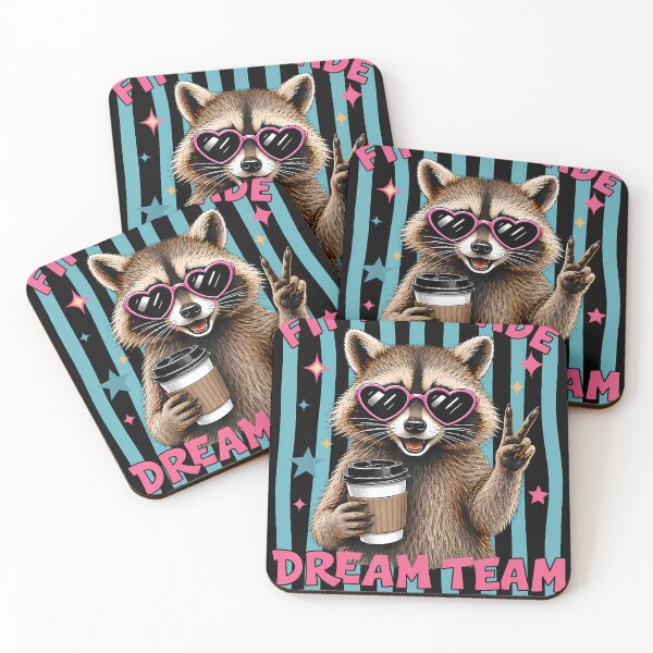 Item preview, Fifth 5Th Grade Dream Team Raccoon Teacher Back To School designed and sold by ripgoatclothing.