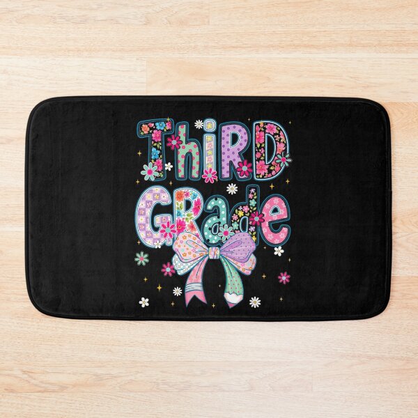 Item preview, Third Grade Coquette Floral Bow Back to School Design designed and sold by NoeValdric.