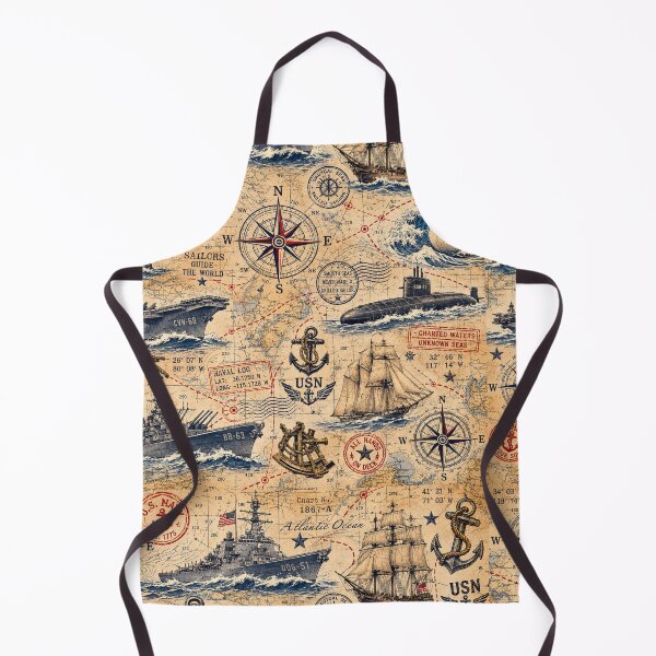 Item preview, Vintage Nautical Chart designed and sold by Military Insignia Products.