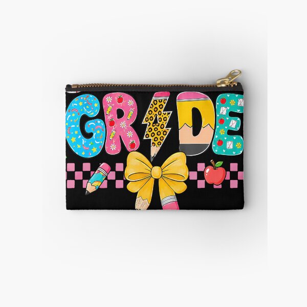 Item preview, Fourth Grade Colorful Pencil Bow Apple Back To School designed and sold by ripgoatclothing.