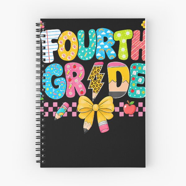 Item preview, Fourth Grade Colorful Pencil Bow Apple Back To School designed and sold by ripgoatclothing.