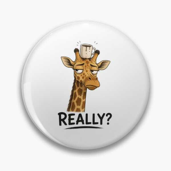 Item preview, REALLY? Funny Giraffe T-Shirt | Coffee Lover Animal Humor designed and sold by Kiinaaa.