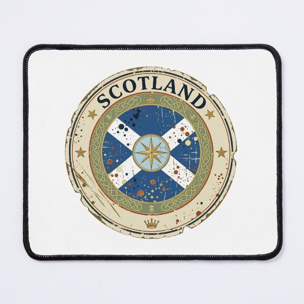 Item preview, Scotland Vintage Flag Compass Emblem designed and sold by jeshands.