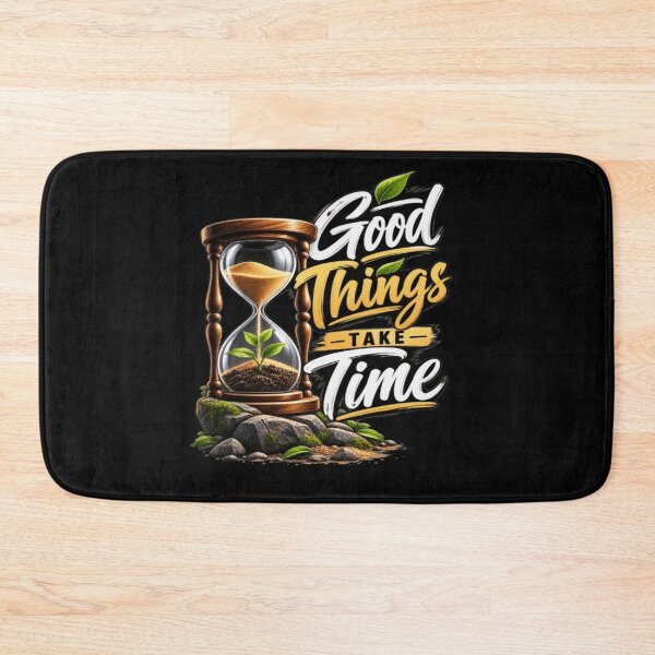 Item preview, Good Things Take Time – Motivational Typography designed and sold by v6ziix.