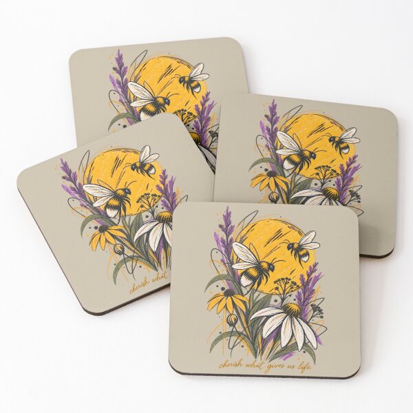 Item preview, Cherish What Gives Us Life Bee Nature Graphic designed and sold by IRYNASHOP.