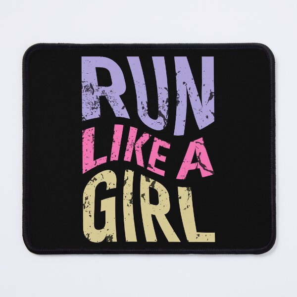 Item preview, Run Like a Girl Motivational Running Design designed and sold by AhmedZouita.