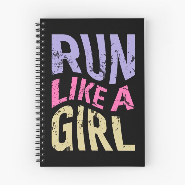 Item preview, Run Like a Girl Motivational Running Design designed and sold by AhmedZouita.
