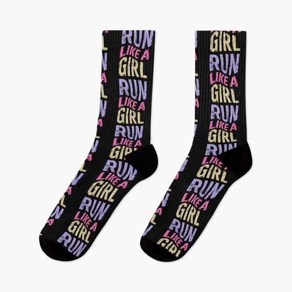 Item preview, Run Like a Girl Motivational Running Design designed and sold by AhmedZouita.