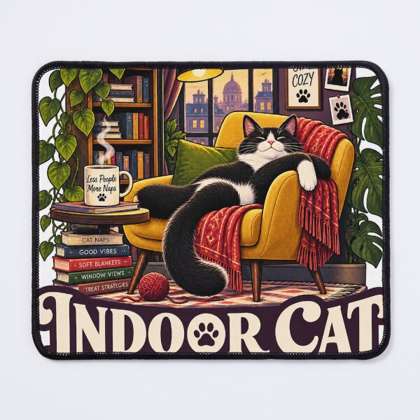 Item preview, Indoor Cat Society – Membership Permanent designed and sold by Odd Hours Studio.