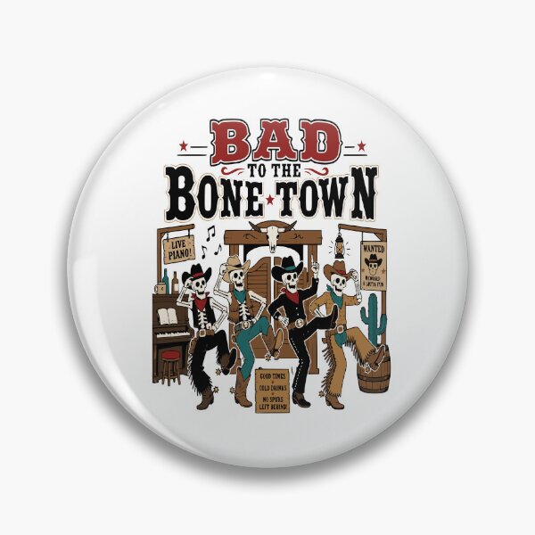 Item preview, Dancing Cowboy Skeletons Wild West Halloween Design designed and sold by JansenGS.