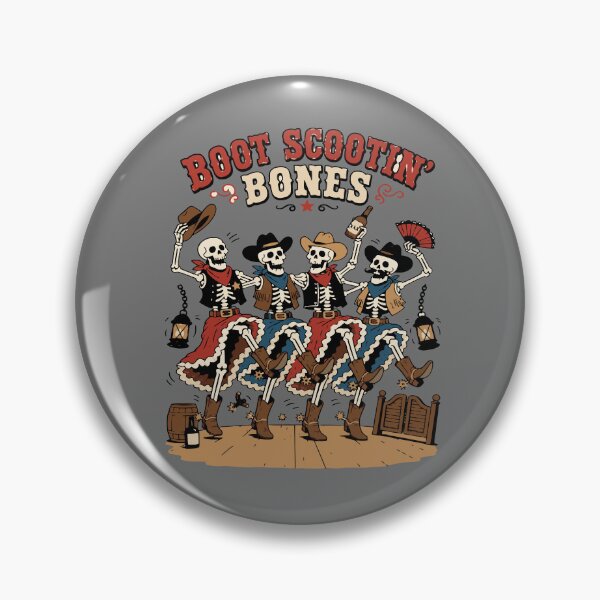 Item preview, Dancing Cowboy Skeletons Wild West Halloween Design designed and sold by JansenGS.