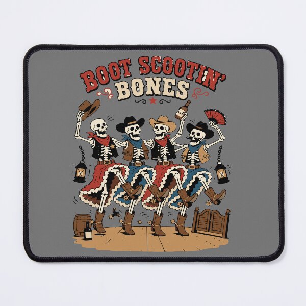 Item preview, Dancing Cowboy Skeletons Wild West Halloween Design designed and sold by JansenGS.