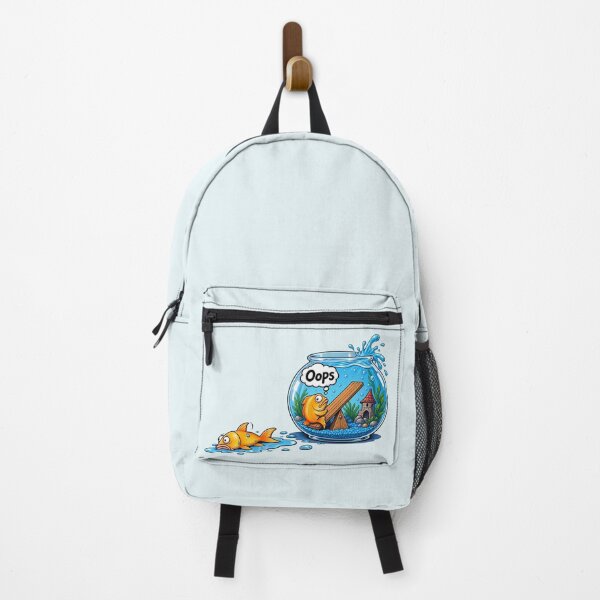 Item preview, Funny Fish Seesaw – Aquarium Fish Out of Water Cartoon designed and sold by waikibi ⭐⭐⭐⭐⭐.