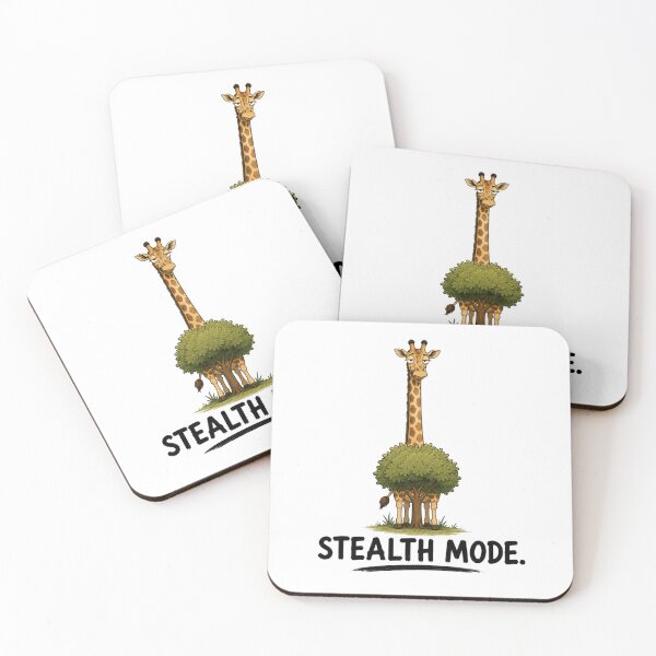 Item preview, STEALTH MODE. Funny Giraffe T-Shirt | Introvert Animal Humor designed and sold by Kiinaaa.