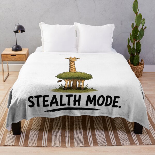 Item preview, STEALTH MODE. Funny Giraffe T-Shirt | Introvert Animal Humor designed and sold by Kiinaaa.