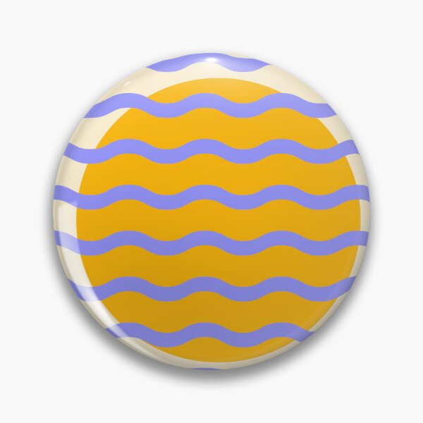Item preview, Mid Century Modern Wavy Sun Throw Pillow in Purple and Mustard designed and sold by nineFlorals.