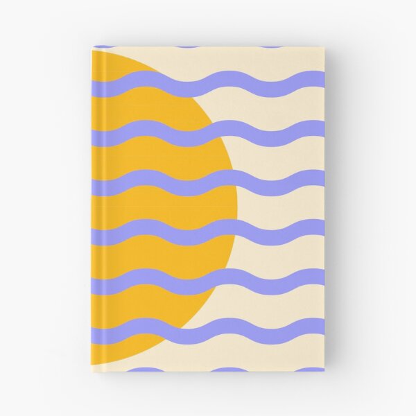 Item preview, Mid Century Modern Wavy Sun Throw Pillow in Purple and Mustard designed and sold by nineFlorals.