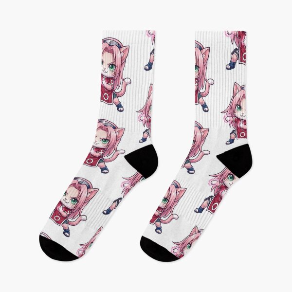Item preview, Pink Ninja Sakura Cat Power: Chakra Punch Kunoichi designed and sold by CuteKats.