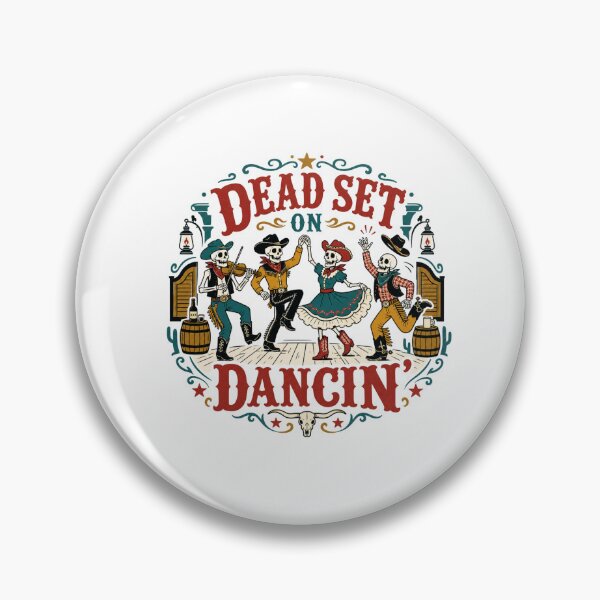 Item preview, Dancing Cowboy Skeletons Wild West Halloween Design designed and sold by JansenGS.