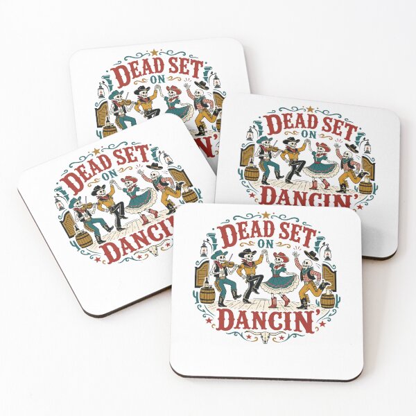Item preview, Dancing Cowboy Skeletons Wild West Halloween Design designed and sold by JansenGS.