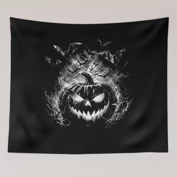 Item preview, Scary Halloween Pumpkin Shirt, Evil Jack O Lantern Graphic Tee, Spooky Horror Halloween Costume Gift designed and sold by Xtusdior.