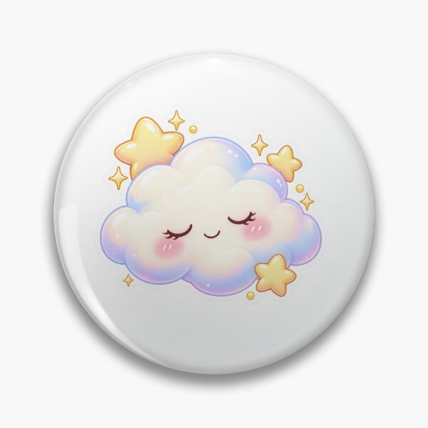 Item preview, Sleepy Cloud with Golden Stars designed and sold by papercloudedit.