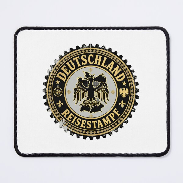 Item preview, Deutschland Reisestampf Germany Vintage Eagle Seal designed and sold by jeshands.